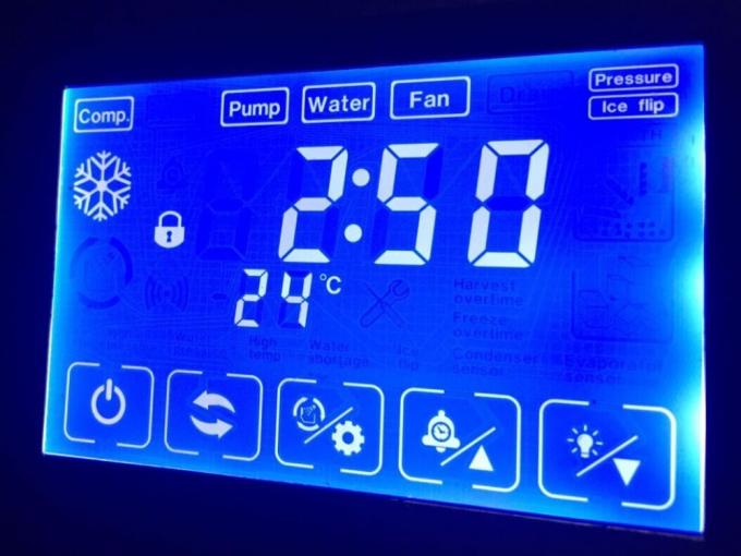 -18 Derece Buz Yapma Makinesi, 700W Şeffaf Buz Küpü Yapma Makinesi 34